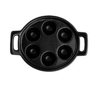 TIDTALEO Ceramic Escargot Plate Oyster Plate with Multi-Slot Design Suitable for Home Baking and Wear-Resistant Bottom for French Meal and Shell Foods in Home Or Restaurant