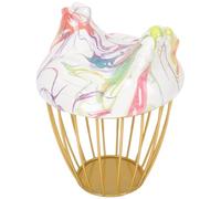 TIDTALEO Ceramic Kitchen Storage Basket with Large Capacity and Hen Shape, Sturdy Storage Basket for Garlic and Fruits, for Kitchen and Moving into A New Home Random Color