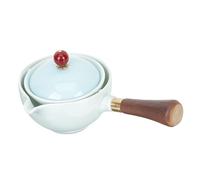 TIDTALEO Ceramic Tea Pot Household Teapot Retro Style Elegant Kitchen Kettle for Loose Leaf Tea Brewing with Comfortable Handle and Eco Friendly Material