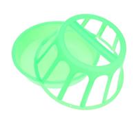 TIDTALEO Chicken Poultry Feeding Trough Anti-spatter Feeder round Plastic Food Container for Chickens Ducks Geese Livestock Supplies