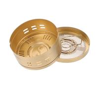 TIDTALEO Copper Portable Moxibustion Box Anti-Scald Moxa-Stick Container with Temperature Control, Metal Burner Tank for Traditional Chinese Medicine Therapy and Body Massage