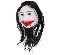 TIDTALEO Costume Long Horror Halloween Parties for Accessory Scary Realistic Hair Ghost Design with Comfortable Fit, Versatile Adults Teens Female Challenge Games