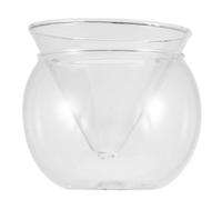 TIDTALEO Creative Correlle Cocktail Cup with High Borosilicate Material, Easy to Clean and Hold, Round Shape Standing Cup for Home and Hotel Use, for Elegant Party Drinkware