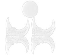 TIDTALEO Crystal Epoxy Mold Silicone Round Rack Mold for Planter Easy to Demold Simple Application Method White DIY Display Stand for Home Decoration