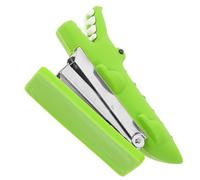 TIDTALEO Cute Mini Handheld Stapler for Desk Office Use, Portable Reusable Cartoon Crocodile Stapler, Compact Small Size Stationery for Study and Work