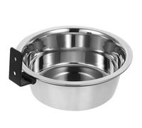 TIDTALEO Dog Bowl Pet Feeder Stainless Steel Elevated Wall Mounted with Smooth Surface and Unique Shape Contemporary Design Raised Feeding Bowl Comfortable and Simple Style for Large Dogs