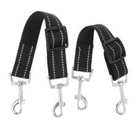 TIDTALEO Dog Safety Strap with 2pcs and Adjustable Quick Release Buckle Nylon Double Ended Collar Backup Clip Swivel Snap Hooks for Enhanced Control and Dirt Resistance, for Outdoor