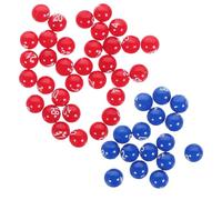 TIDTALEO Double Color Printed Plastic Number Raffle Balls Seamless Lottery Picking Balls for Home Party Bingo Game and Event Supplies