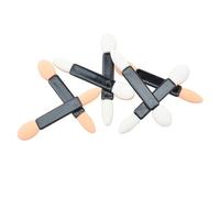 TIDTALEO Dual Sided Eye Shadow Sponge Applicators without Scratchy Design 50pcs Makeup Brush Set with Plastic and Latex Sponge Tips for Women for Professional and Beginner Use