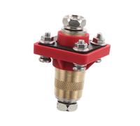 TIDTALEO Durable Brass Car Battery Terminal Connector with Square Feed Thru Design High Capacity for Auto Rv and Yacht Applications Easy Installation and Reliable Performance
