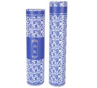 TIDTALEO Elegant Brocade Scroll Storage Box for Calligraphy and Paintings Artwork Holder with Sturdy Construction Suitable for Various -Ready Home Storage Container