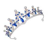 TIDTALEO Elegant Rhinestone Tiara Crown for Bridal and Women Featuring Sturdy Zinc Alloy Construction and Secure Fit, for Church and Bridal Showers, Beautiful and Charming Wedding Hair
