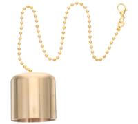 TIDTALEO Extinguishing Cap Fire Extinguisher Tool Vintage Brass Oil Lamp Candle Snuffer with Resistance to Deformation and Flame Extinguishing Function for Traditional Candles and Oil