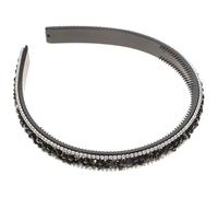 TIDTALEO Glitter Rhinestone Headband Fine Beaded Hair Band Elegant Wedding Party Hair Accessory for Women Bridal Shower Engagement Decor