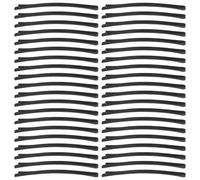 TIDTALEO Hair Clips with Compact and Portable Design Alloy Non-slip 100pcs Black Curved Bobby Pins Classic Hair Accessories for Hairstyles and Bangs for Business Meetings and Parties