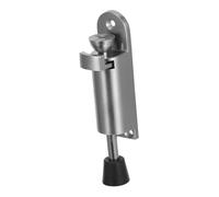 TIDTALEO Heavy Duty Spring Loaded Zinc Alloy Door Stopper with Anti-Slip Rubber Base No Drill Installation Floor Kick Down Holder for Home Office Noise Reduction and Door Security