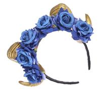 TIDTALEO Lightweight Headband with Rose Design Polyethylene Material Gothic Hair Accessory for Party and Festival Halloween Hairband