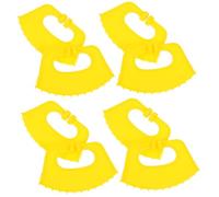 TIDTALEO Livestock Weaner Plastic Nose Clip 10Pcs Yellow Calf Weaning Tool for Farm Cattle Use
