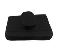 TIDTALEO Massage Table Headrest Pillow Black Pu Foam Cushion for Facial Therapy and Spa, Portable Supportive Massage Pillow for Home