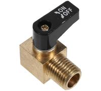 TIDTALEO Mini Copper Air Compressor Drain Valve 1/4 Npt Outer Threaded with Leak-Free Connection and Accurate Regulation for Home and Industrial Use