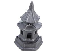 TIDTALEO Mini Tower Statue Ceramic Decor for Home Office Tea Room Garden Micro Landscape Simulated Rockery Bonsai Landscaping Ornament