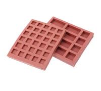 TIDTALEO Miniature Brick Silicone Molds Reusable Realistic Red Brick Wall Molds 2pcs Effortless Operation for Dollhouse Construction and Architectural Designs