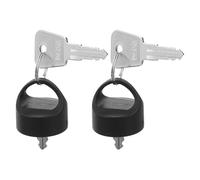 TIDTALEO Mobility Scooter Keys Lock Mechanism Replacement 2 Sets Stainless Steel for Practical Portable Replacement Keys with Electric Scooters Wheelchairs for Electronic Devices