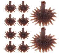 TIDTALEO Model Landscape Tree Bases 50Pcs Brown Plastic Tree Stand for Miniature Scenery and Sand Table Architectural Models Easy to Assemble