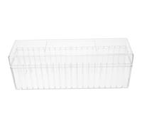 TIDTALEO Multi-function Coin Holder 20-slots Plastic Coin Storage Box with Easy Open and Close Design for Collectors