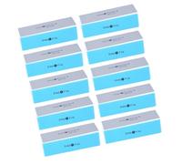 TIDTALEO Nail Polishing Block Sponge Material 10pcs Nail Buffer Four-Sided with 4 Different Colour Sides Random Color for and Care
