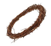 TIDTALEO Natural Rattan Wreath Ring DIY Craft Frame for Holiday Front Door Wall Decoration Handmade Home Decor and Photography Prop Unfinished Wreath Circle for Christmas Wedding Party