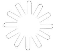 TIDTALEO Nichrome Wire Jump High Temperature Resistant U-Shaped Hooks 60pcs with Storage Box Nickel-Chromium Alloy for Crafting Ceramic, Glass, and Jewelry Pieces in Ceramic