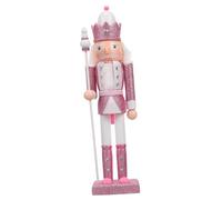 TIDTALEO Nutcracker Soldier Figurine Christmas Decor Eco Friendly Walnut Puppet Ornament for Desktop Decorative Use Painted Doll