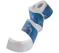 TIDTALEO Ocean Animal Assorted Colour Border Sticker Roll Paper Smooth and Lightweight Design, Decorative Trim Under The Sea Theme for Classroom and Bulletin Boards