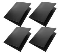 TIDTALEO Office File Folder Plastic Double Insert Pocket 4Pcs Document Organizers for Business Paperwork and School Supplies