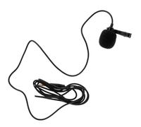 TIDTALEO Omnidirectional Lavalier Microphone Professional Condenser Mic with 1.5m Cable Plastic Alloy Plug and Play Captures Subtle Sound for Outdoor Activities and Indoor Use
