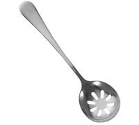 TIDTALEO Perforated Spoon Dinner Slotted Spoons 7.78x1.97x0.39in Stainless Steel Serving and Plating Foods Easy to Clean for Cooking