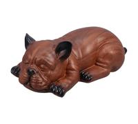 TIDTALEO Pet Urn with Secure Protection with Sleeping Puppy Figurine for Dog Ashes Resin Decorative Memorial Keepsake Box and Touching Appearance, for Bereavement Remembrance and Home