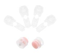 TIDTALEO Pink Plastic No Tie Shoelace Locks for Featuring Elastic Design and Easy Drawstring Fixator, Shoe Lace Tie Locks for Footwear Self-Sufficiency