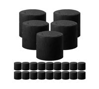 TIDTALEO Portable Charcoal Hand Warmer with Smokeless Design, round Block Shaped Wood Charcoal Briquettes for Occasions and Fire Pit Use, 1 Box Included