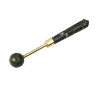 TIDTALEO Portable Jade Body Hammer Percussion Massager with Gua Sha Function for Manual Back and Neck Therapy, for Office Workers and Fitness Enthusiasts