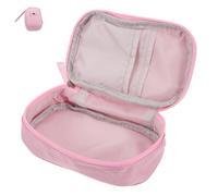 TIDTALEO Portable Medicine Bag Travel Pouch with Multilayered Compartments Made of Sturdy Waterproof Oxford Cloth, Small and Portable Pill Pouch for Vacations and Hiking