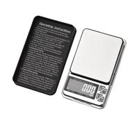 TIDTALEO Portable Pocket Digital Scale 500g X 0.01g LED Backlight Screen and Silicone Anti-slip Mat, Compact Precision Jeweler Gram Scale for Collecting Jewelry and Gold Markets