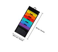 TIDTALEO Portable Wall-mounted Accordion File Organizer Capacity Hanging Document Storage Bag with Thickened Compartments for Office Classroom Home Filing and Contract Management