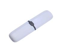 TIDTALEO Portable White Toothbrush Storage Case Made of Sturdy Pp Material with Simple Design for Travel and Business Trips, Compact and Lightweight Toothbrush Container for Easy Storage