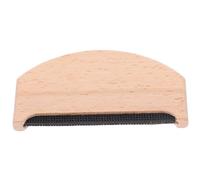 TIDTALEO Portable Wool Fabric Pilling Remover Sweater Comb for Woolens and Cashmere Wooden Durable Lint Brush Tool with Integrated Cleaner for Clothes Coats Jumpers Care
