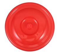 TIDTALEO Red Plastic Wheelie Bin Lid for Garbage Can and Trash Can Lightweight and Easy to Replace Waste Bin Cover Suitable for Offices and Buildings