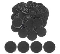 TIDTALEO Replacement Eva for Electric Discs Sandpaper Callus Paper 60pcs and Remover Remove File Black Carborundum Material Effective to Callouses Disposable Sanding Foot Family