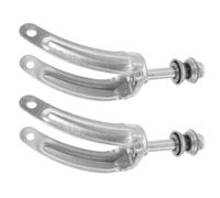 TIDTALEO Replacement Front Wheel Fork Bracket with Bearings for Wheelchairs Steel Front Wheel Support Easy Install Smooth Operation Compatible with Manual Electric Models