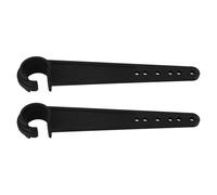 TIDTALEO Replacement Wheelchair Controller Lever Handles Black 2pcs Pa Easy to Grip 30% Glass Fiber Material Portability Suitable for Wheelchair Users